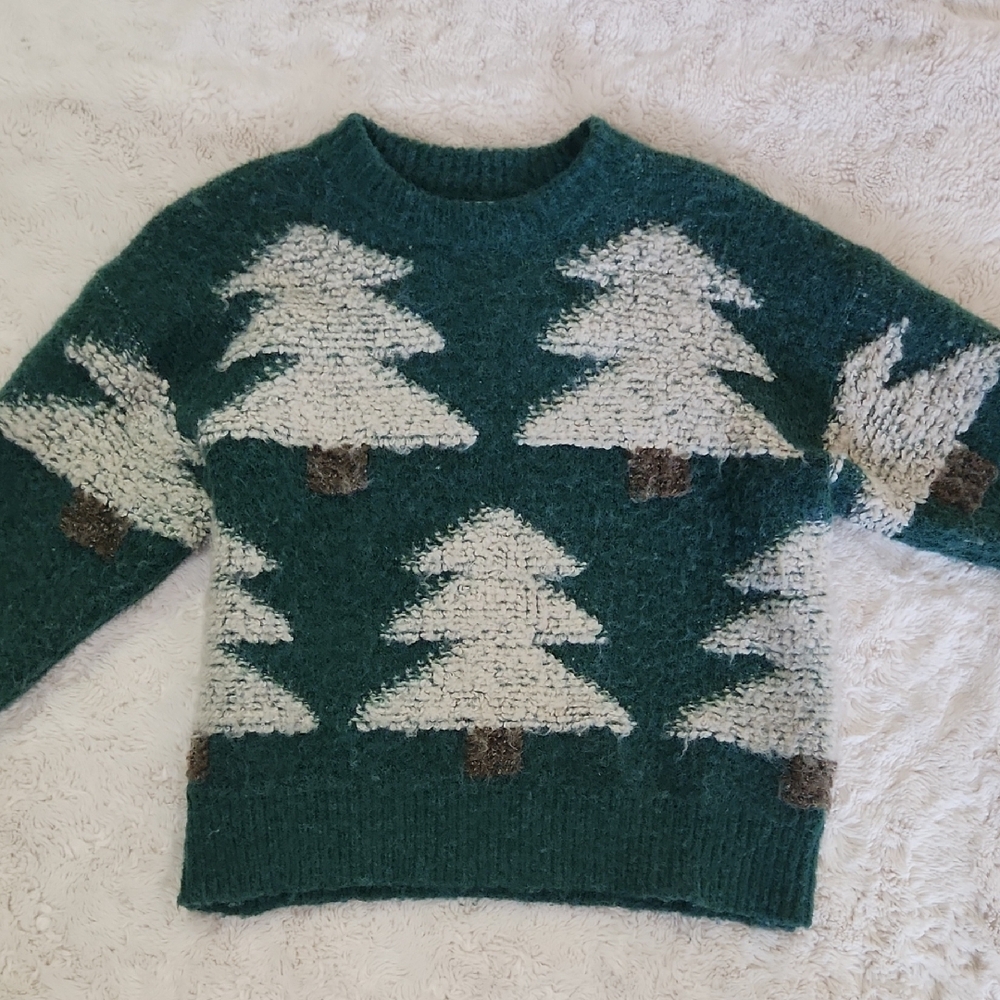 Johnny Becca Pine Tree Sweater